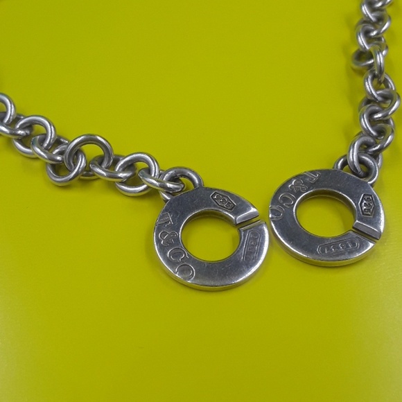 Authentic Tiffany and Co C clasp necklace 925 - Picture 6 of 6